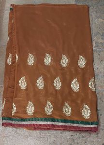 Heavy Ethnic Shimmery Saree