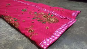 Deep Maroon Saree