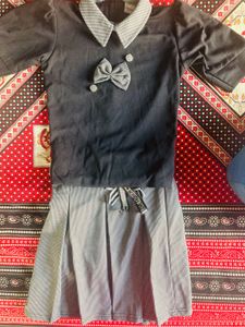 Black Skort Set Girls