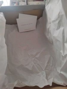 Charles &amp; Keith Gold Heeled Sandals