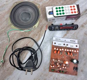 4440 Amplifier, BT Display, 4inch Woofer ,Wire