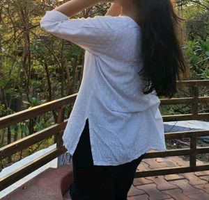 White Short Kurti For Women