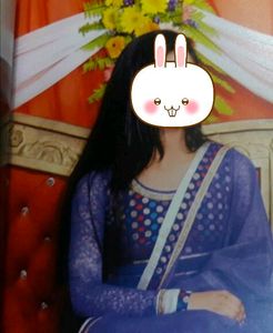 price drop anarkali blue frock suit--- negotiable