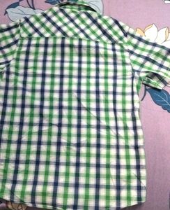 Boys Green Checkered Shirt🎀