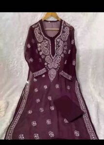 Elegant Embroidered Kurta Set