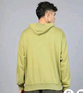 Shein Drop Shoulder Typographic Chest Print Hoodie