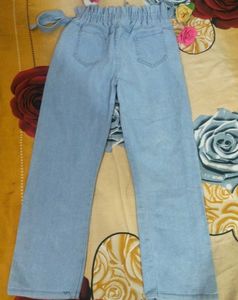 Light Blue Wide Leg Jeans