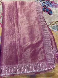 Pink saree for women