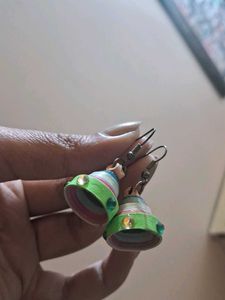 Handmade Quilled Bell Earrings