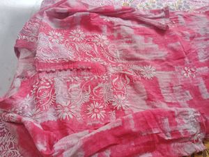 1 Chikankari Kurta,1 Anarkali Kurta