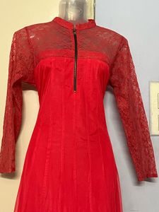 Pintrest Elegant Red Lace Dress