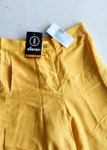 Yellow Culottes Plazo
