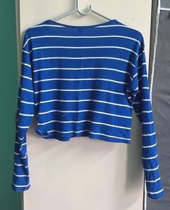 Women Round Neck Crop Top
