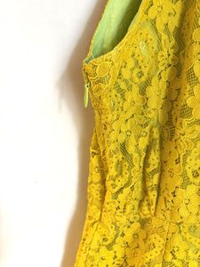 Halter Neck Beautiful  Lace Mini Dress