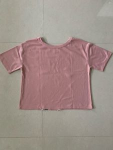 SSS Cute Patchwork Pink Tee