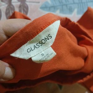Orange Cropped Tee
