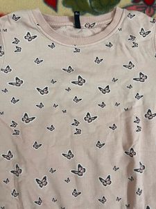 Butterfly Print Top