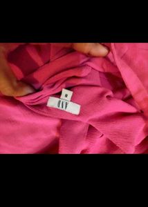 AND Pink Flutter Sleeve Top