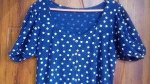 Blue Balloon Sleeves Top (Next)🧥👆✨💯