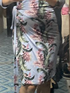 Floral Wrap dress