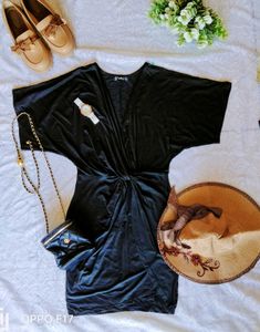 Shein Deep V Neck Kont Dress