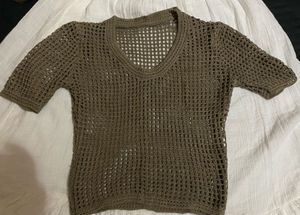 Net Knit T-Shirt