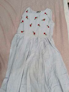 Blue Midi Summer Dress