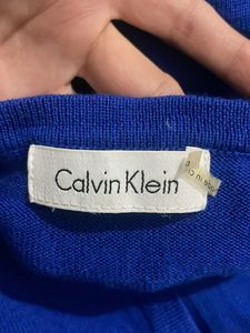 Calvin Klein imported Blue Embellished Cardigan
