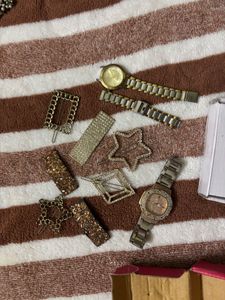 Hair accessories with two watches only at 299