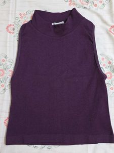 Purple Sleeveless Top