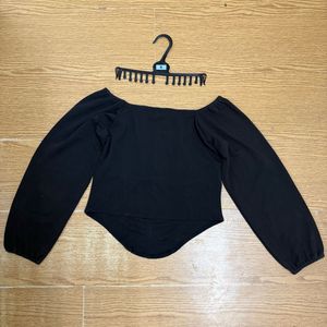 Long Sleeve Black Top