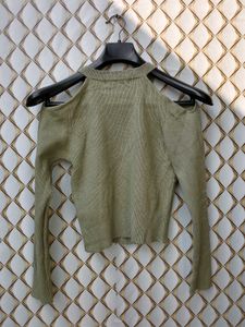 New With Tag Zara Trendy Crop Wool