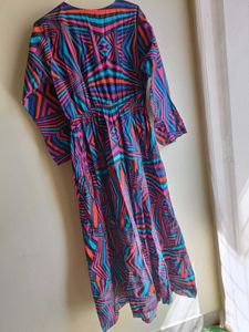 Multi Color A- Line Maxi Dress Fits All Size