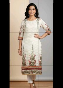 Beautiful Round Deep Neck Kurta
