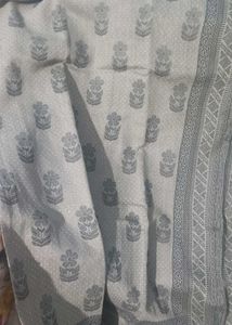 Pure Cotton Saree With Weaving Border