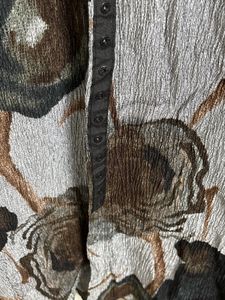 Floral Print Long Shirt Free Size