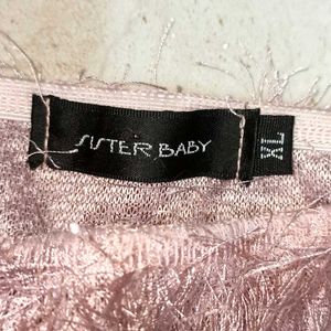 Pink Fur Party Bodycon / Mini / Dress