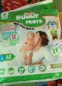Baby Diaper Pack Of 62 Size L
