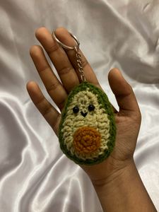 Avocado Crochet keychain 🥑