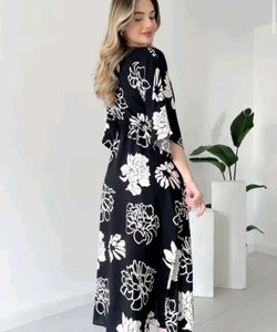 Floral Print Maxi Dress Offer ❤️