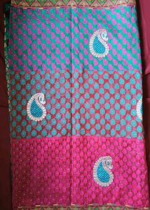 Heavy Worked ✨ Saree With Blouse (Multi Colour)