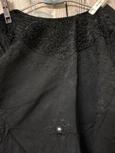 Black Harem Pants (patiyala +embroidry top)