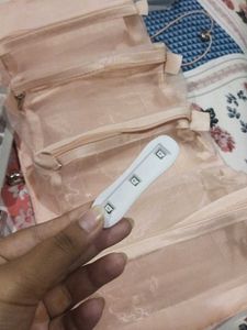 Foldable Makeup Bag With Free Items Inside.