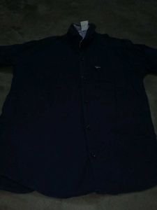 Sparkey Boys Navy Button Down Shirt