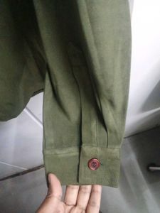 Harve Bernard Green Button-Up Shirt