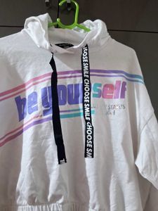 Cute Cropped Hoodie - Be Yourself