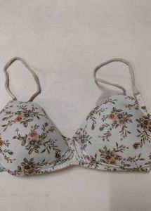 Floral Print Bra