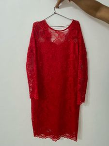 Red Lace Dress