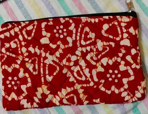 Multicolor Quilted Pouches - Set of 6