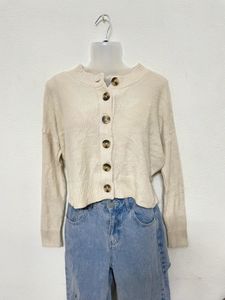Y2K Korean Cropped Cardigan